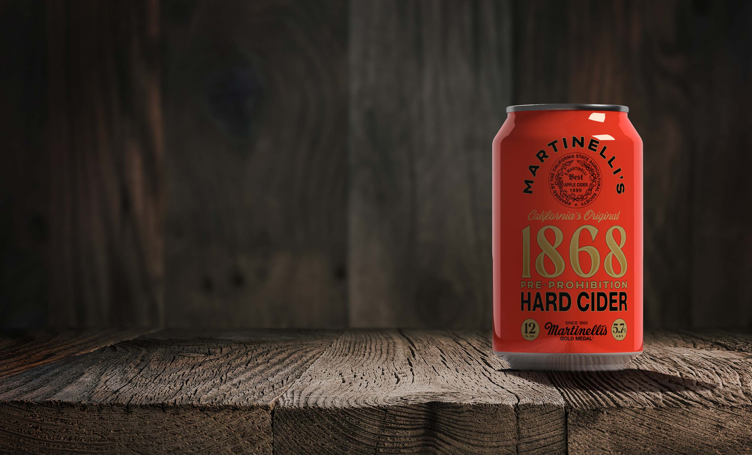 1868 Hard Cider on Shelf